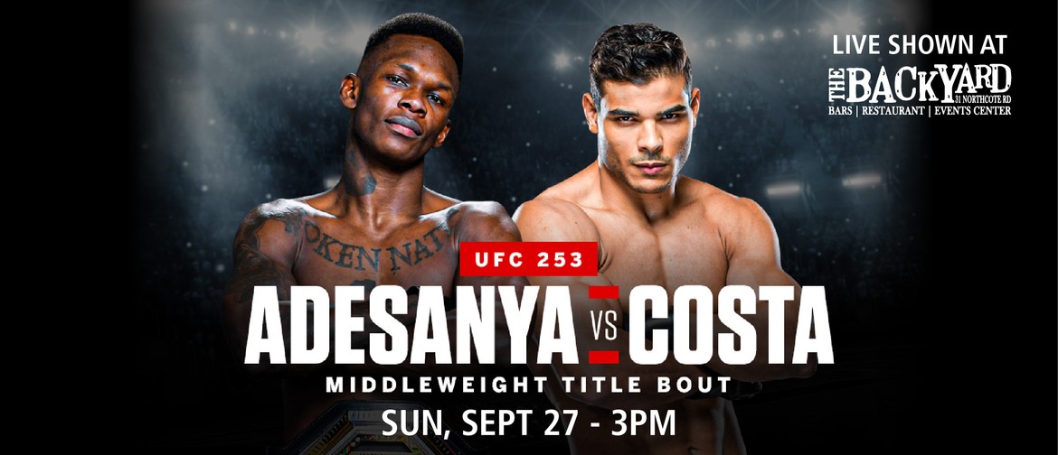 UFC 253 - Adesanya vs Costa Live