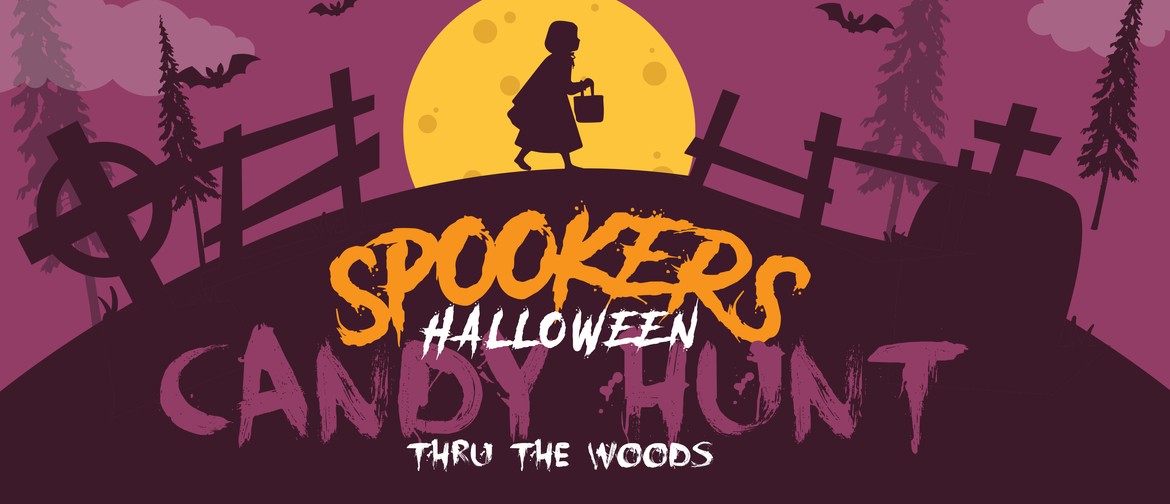 Kids Halloween Candy Treat Hunt through 'The Woods'