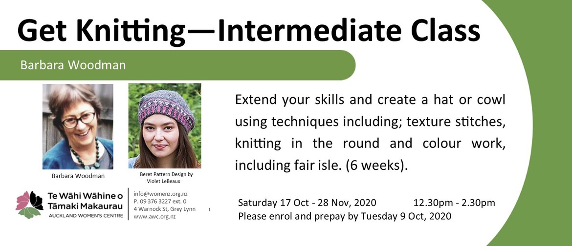 Get Knitting - Intermediate Class