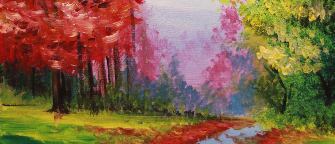Paint & Chill Saturday Afternoon - Colorful Trees