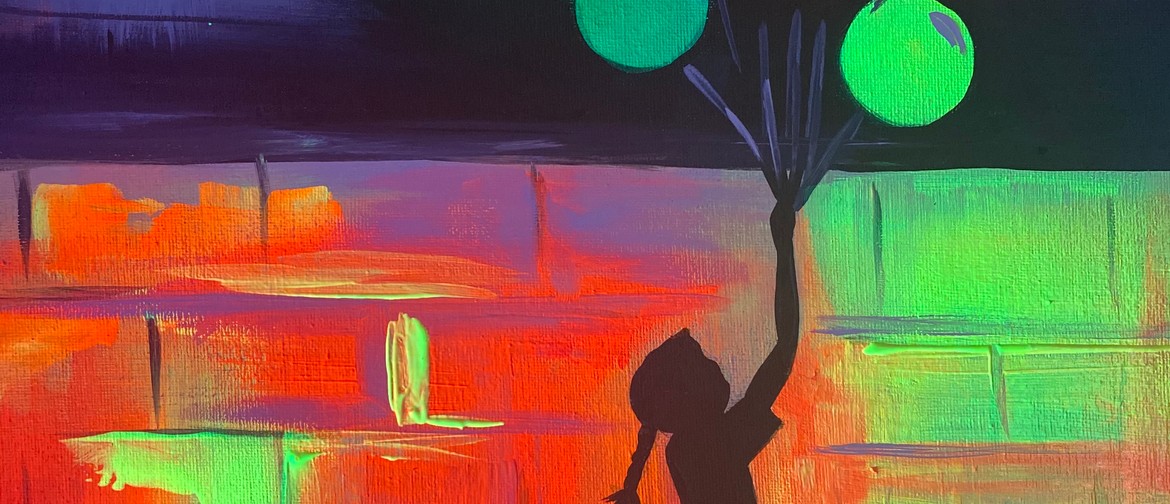 Glow in the Dark Paint Night - Glimmering Banky - Paintvine