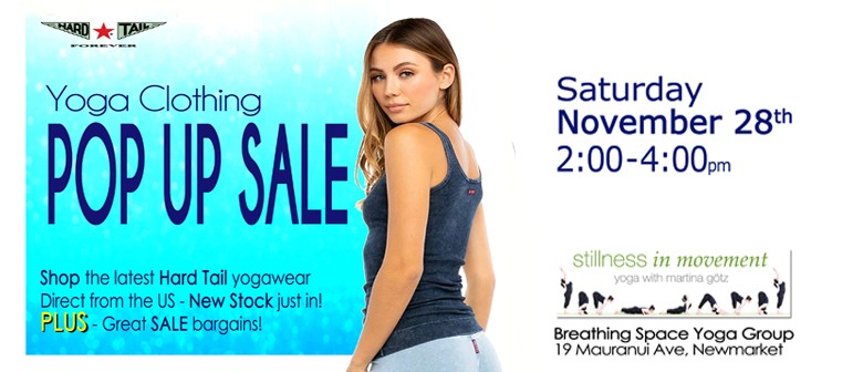 Newmarket Yoga & Fitness Clothing Pop Up Sale
