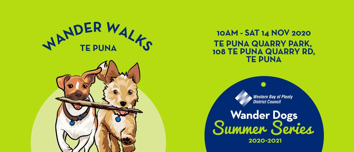 Te Puna Quarry Park - Wander Dogs walk