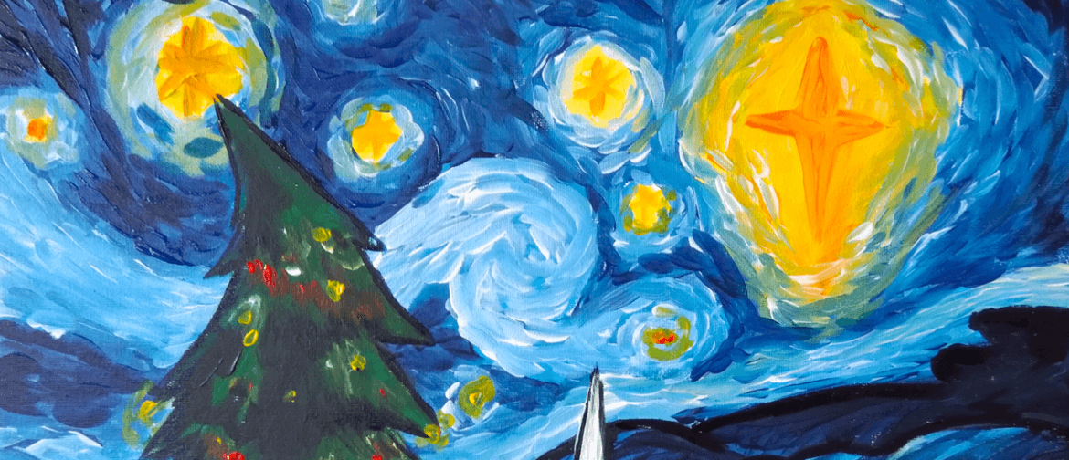 Paint & Wine Night - A Starry Christmas Night: CANCELLED
