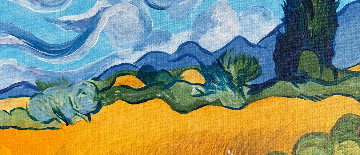 Paint and Wine Night - Van Gogh Wheat Fields