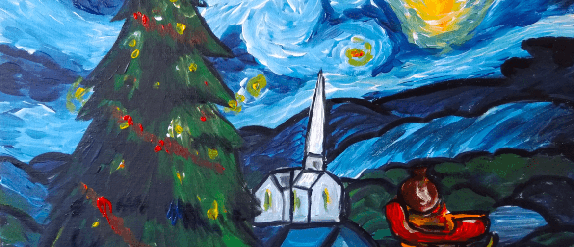 Paint and Wine Night - A Starry Christmas Night