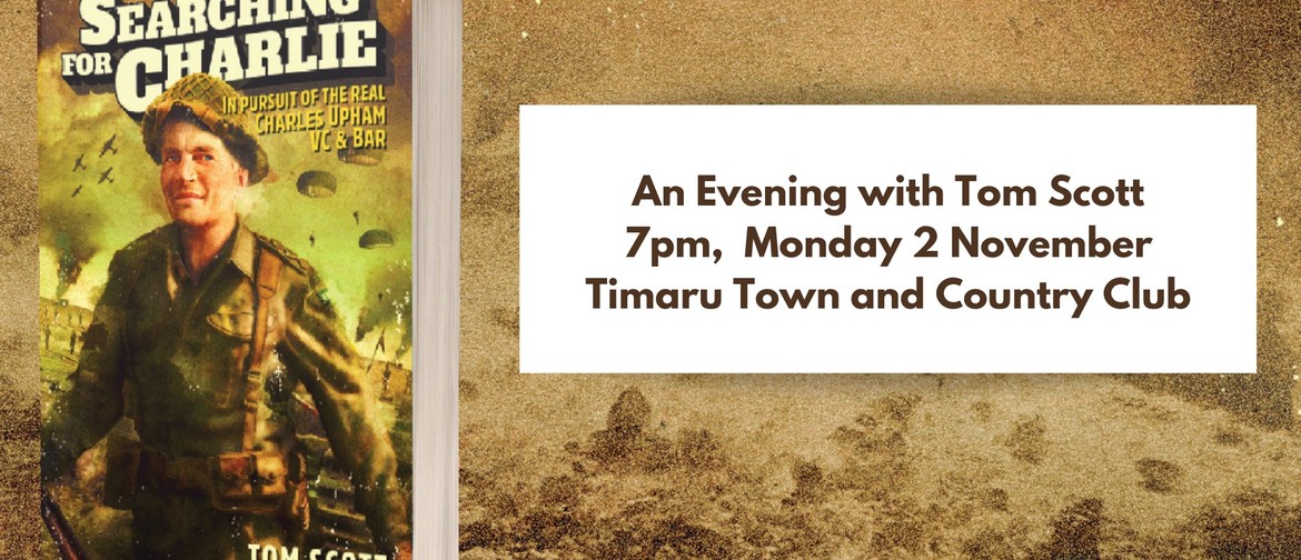 Meet Author Tom Scott - Timaru Town and Country Club