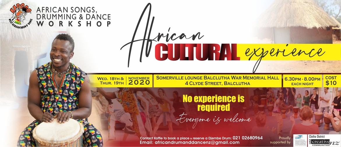 African Songs, Drumming and Dance Workshop