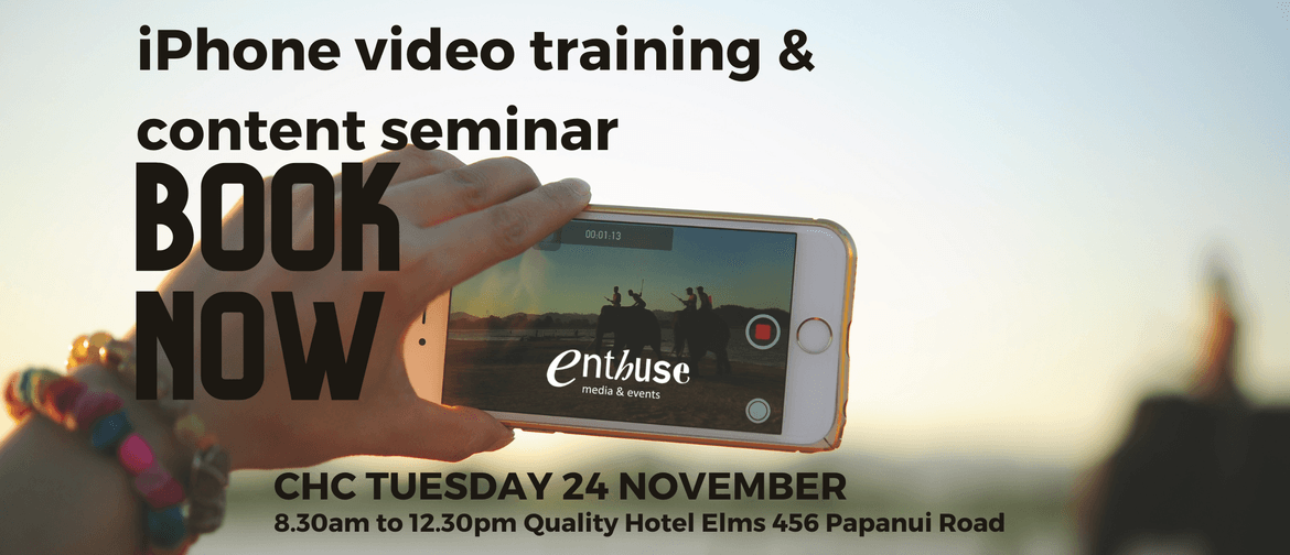 iPhone Video Training & Content Seminar: POSTPONED