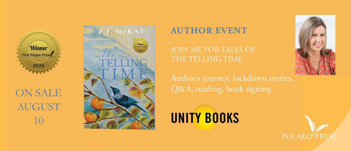 Author talk: Tales of The Telling Time - PJ McKay
