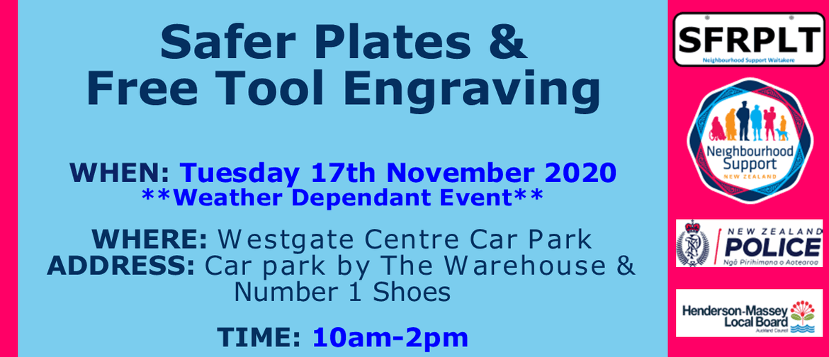 Safer Plates & Tool Engraving - Westgate Centre