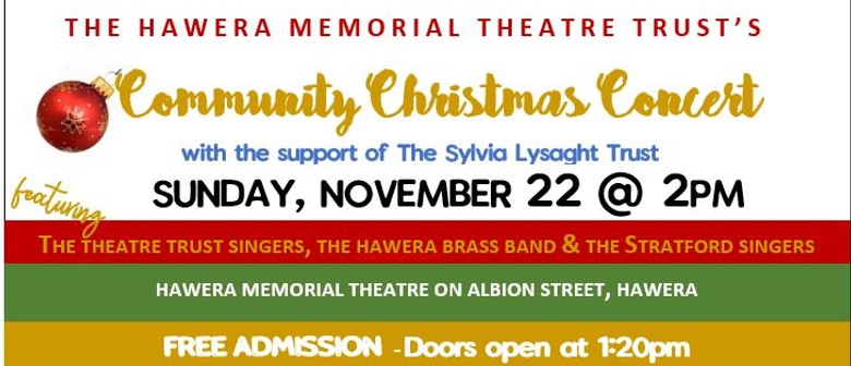 Hawera Memorial Theatre Trust's  Community Christmas Concert