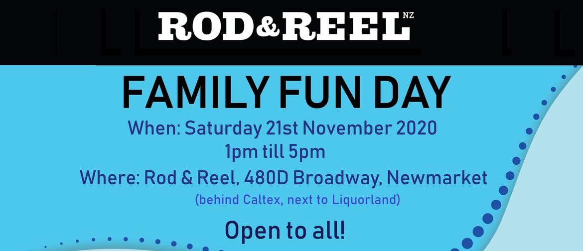 Rod & Reel Fishing Store Open Family Day