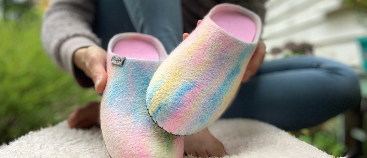 Craft  A Pair of Felted Slippers