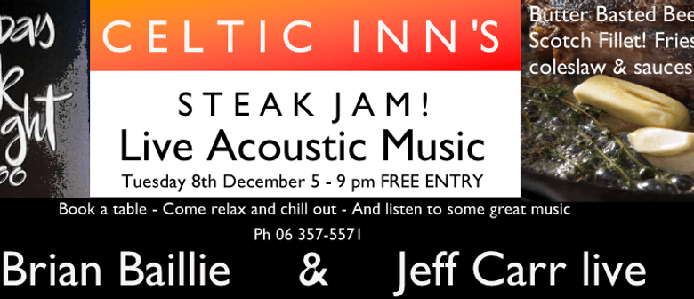 Celtic Inn's Steak Night Jam ft Brian Baillie & Jeff Carr