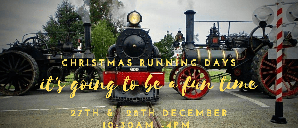 Christmas Running Days - Pleasant Point Rail