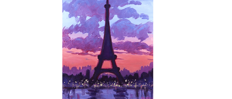 Wine and Paint Party - Eiffel Tower