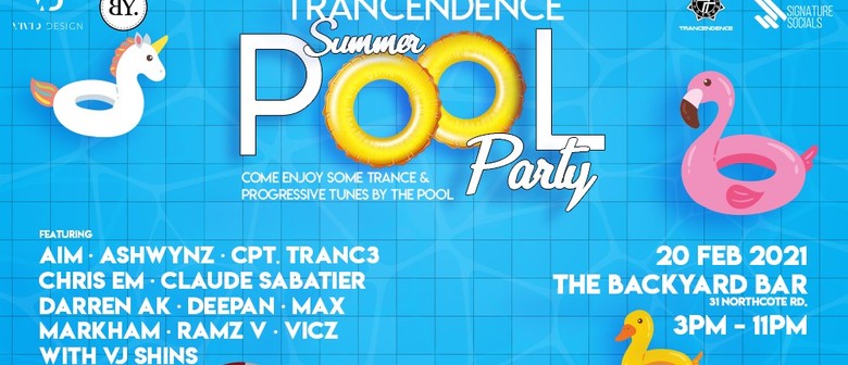 Trancendence Summer Pool Party