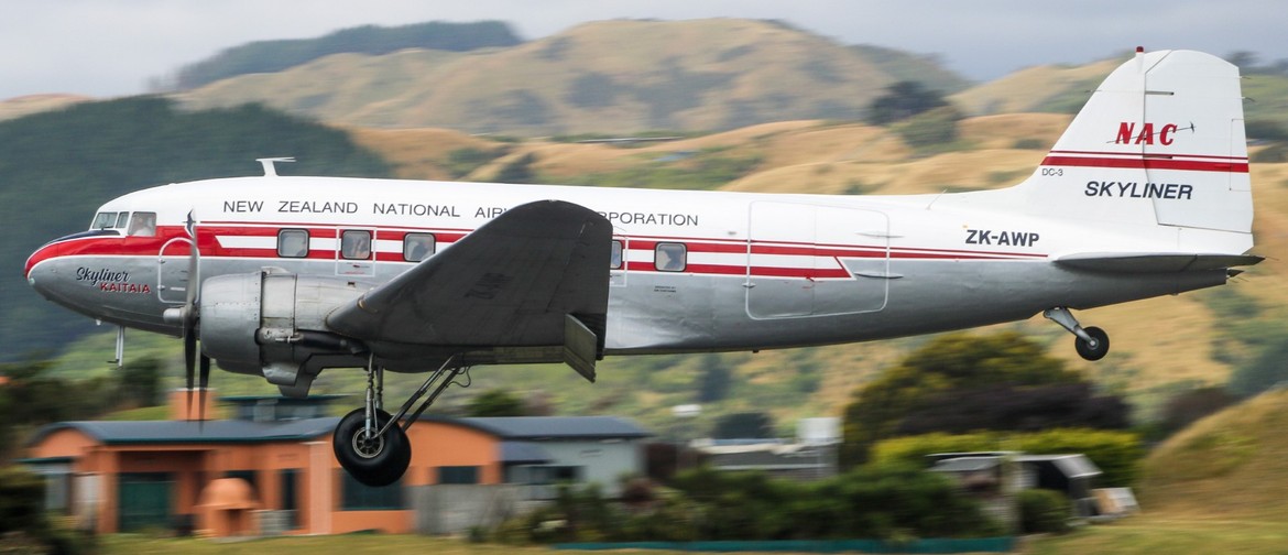 DC-3 Scenic Flights at Kāpiti Coast Airport