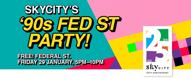 SkyCity's '90s Fed St Party