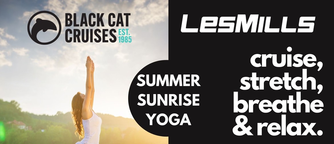 Yoga on Quail Island with Black Cat Cruises and Les Mills