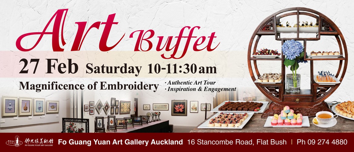 Art Morning Tea Buffet  - Magnificence of Embroidery
