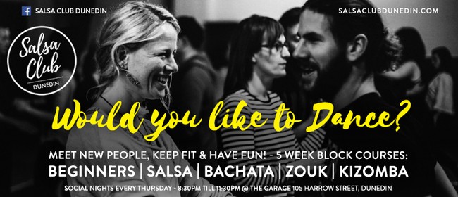 Dance Classes: Beginners, Salsa, Bachata, Zouk, Kizomba
