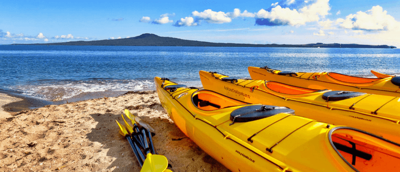 Day Sea Kayak Tour to Rangitoto Island with BBQ Lunch