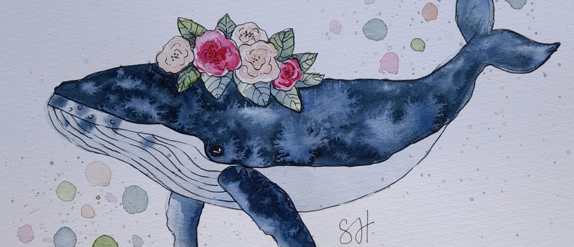 Watercolour a "Whale" with Sarah Higgins