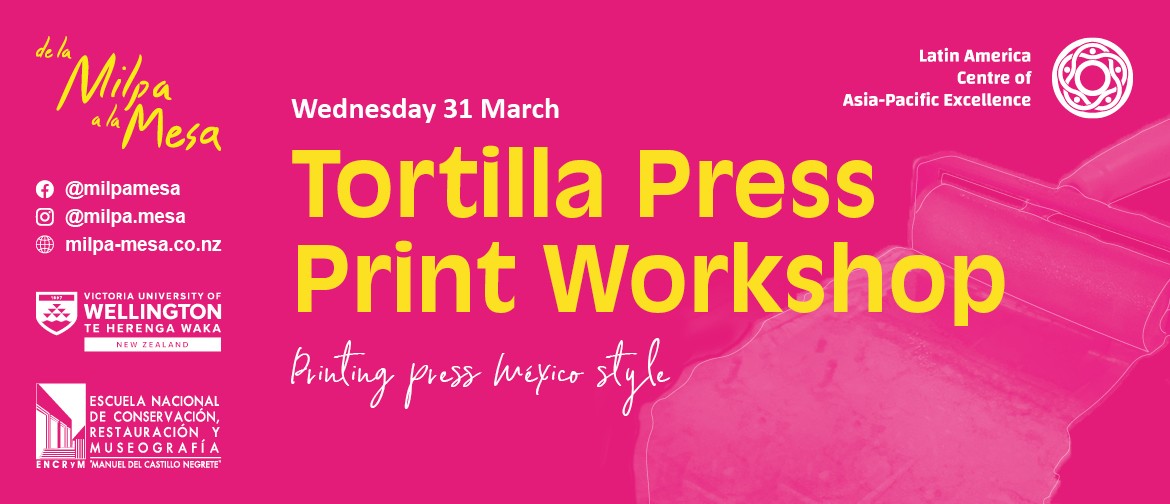 Tortilla Press Print Workshop 