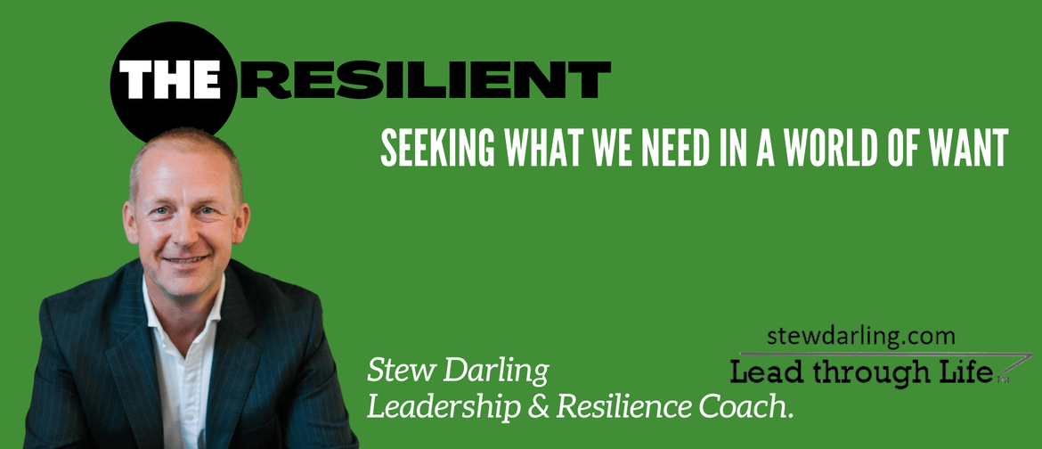 The Resilient - by Stew Darling - Lead through Life: CANCELLED
