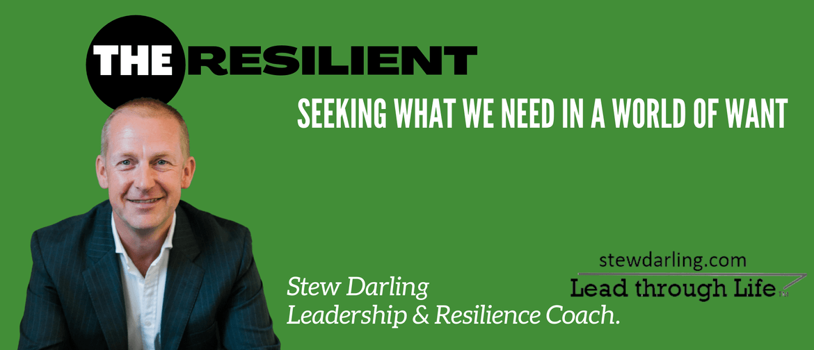 The Resilient - by Stew Darling - Lead through Life: CANCELLED