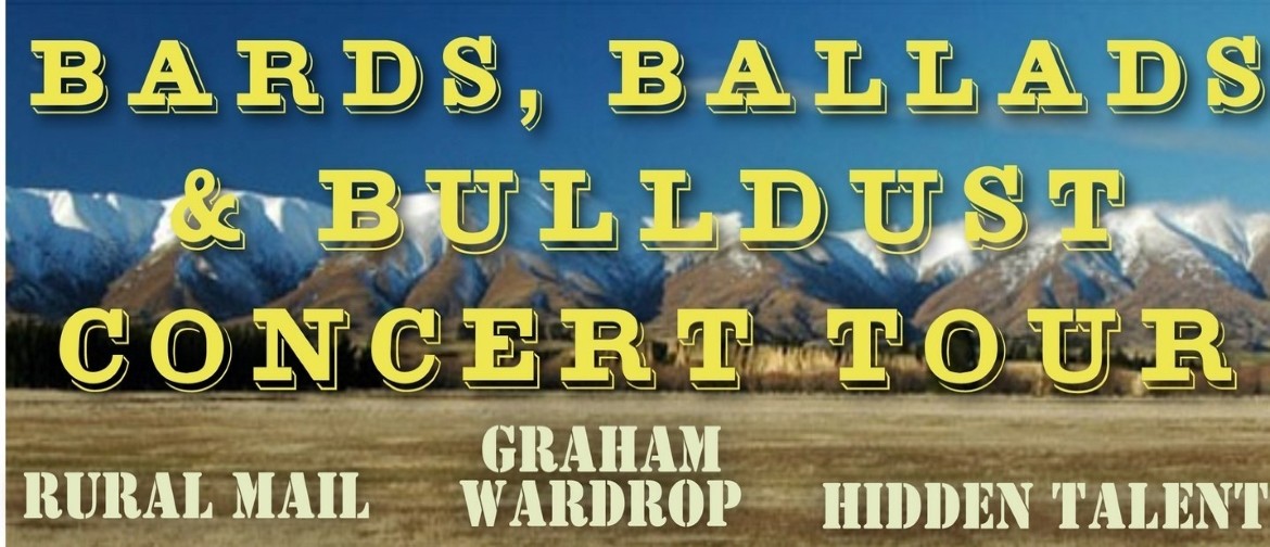 Bards Ballads and Bulldust Concert Tour