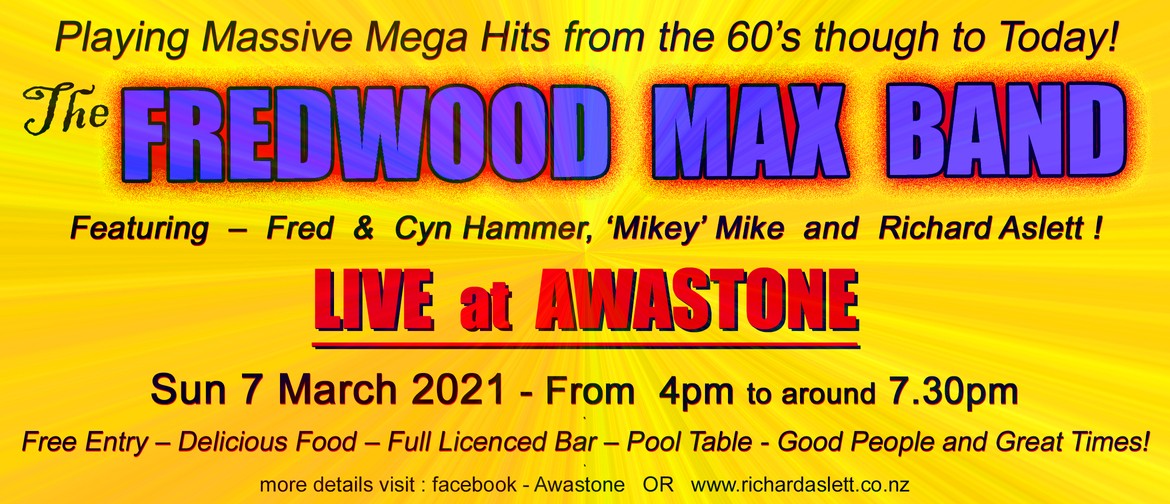 The Fredwood Max Band Live
