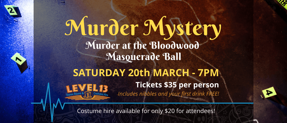 Murder at the Bloodwood Masquerade Ball - Murder Mystery