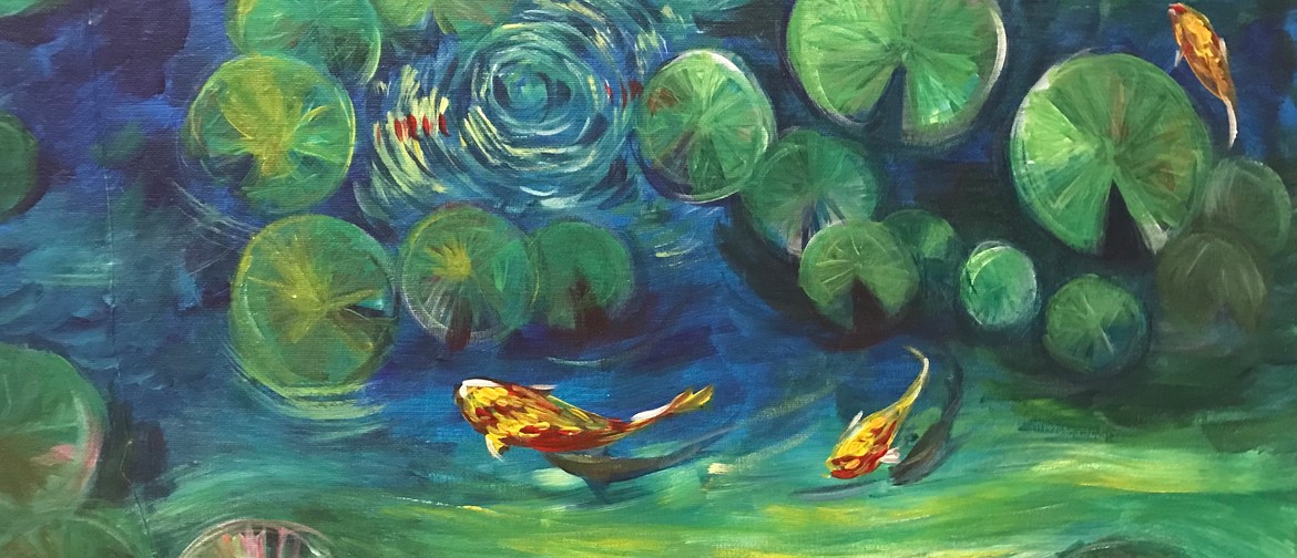 Paint & Chill Friday Night - Water Lily & Koi