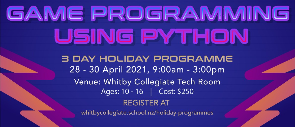 Whitby Collegiate Game Programming Using Python