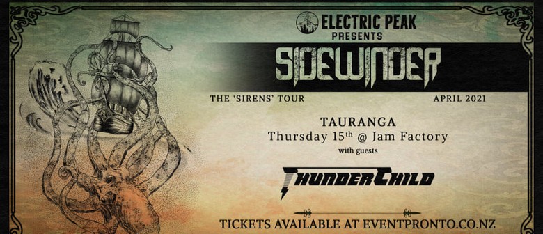 Sidewinder - The 'Sirens' Tour 2021 - Tauranga