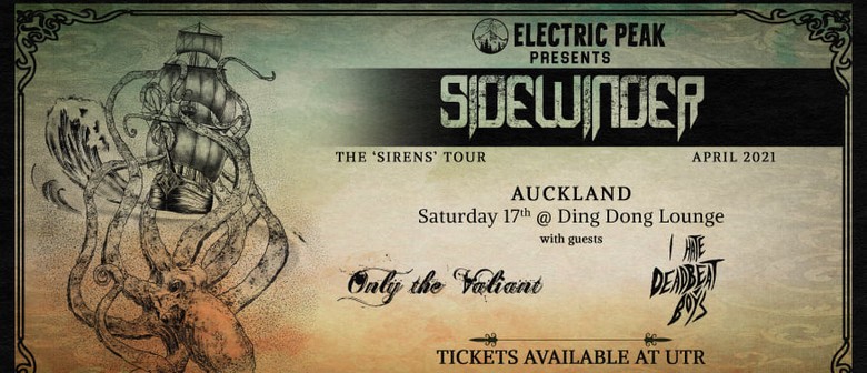 SIDEWINDER - THE 'SIRENS' TOUR 2021 - Auckland