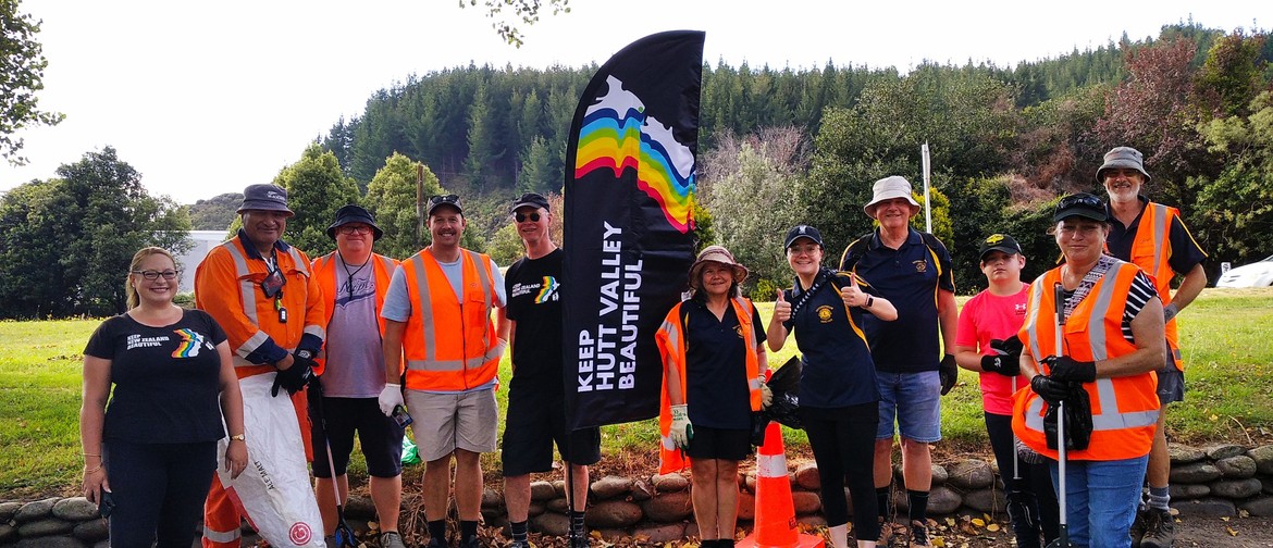Keep Hutt Valley Beautiful Clean Up - Te Haukāretu Park