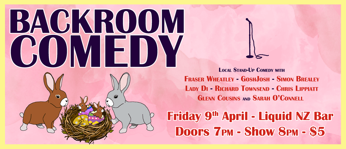 Backroom Comedy April