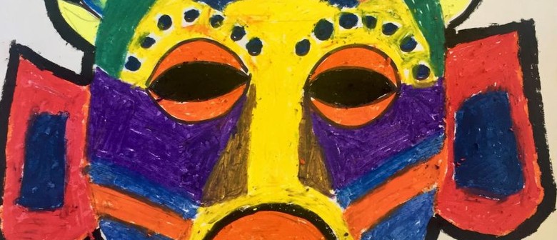 Funky Colourful Mask - School Holiday Art