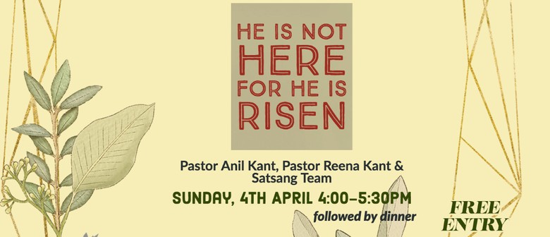 Celebrate Resurrection Day - He is not here for He is Risen