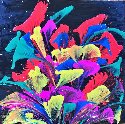 Acrylic Pouring Chain Pull Technique Auckland Eventfinda