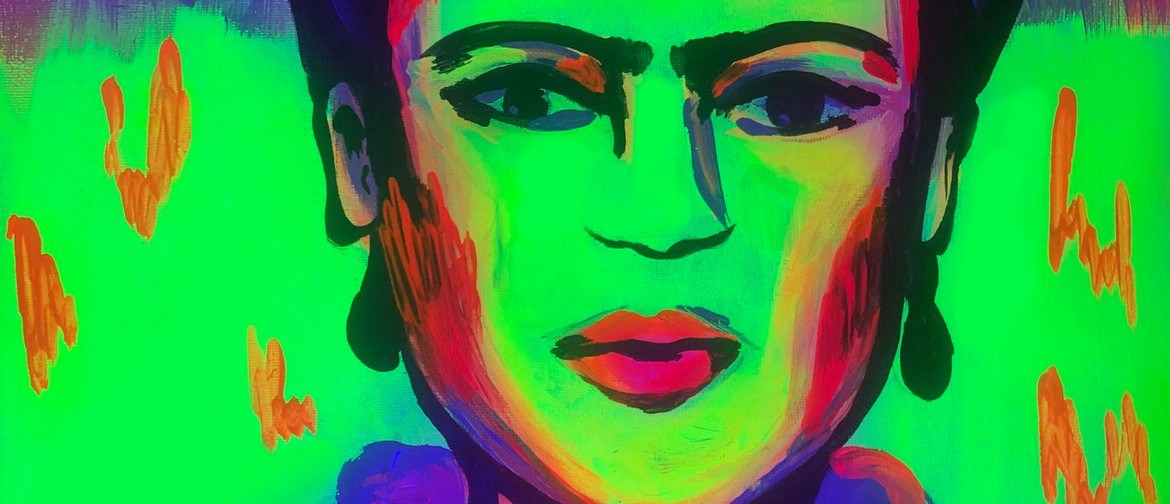 Glow in the Dark Paint Night - Fluro Frida - Paintvine