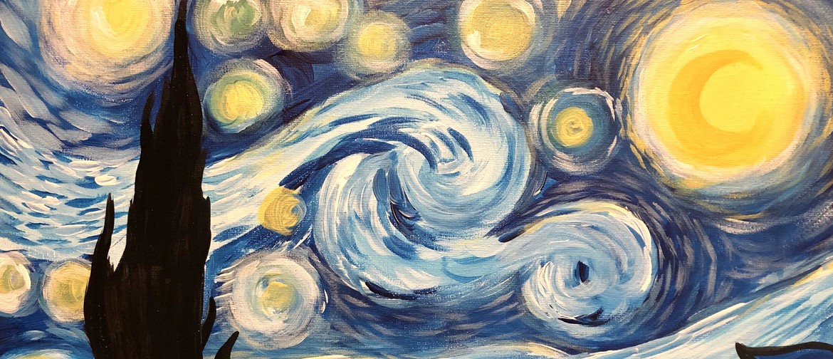 Paint & Wine - A Starry Night