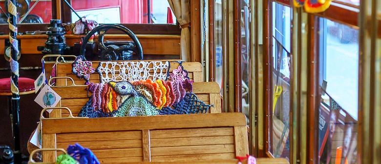 Knit Around The Tram For World Wide Knit In Public Day Christchurch Stuff Events Knit In Public Day 2022