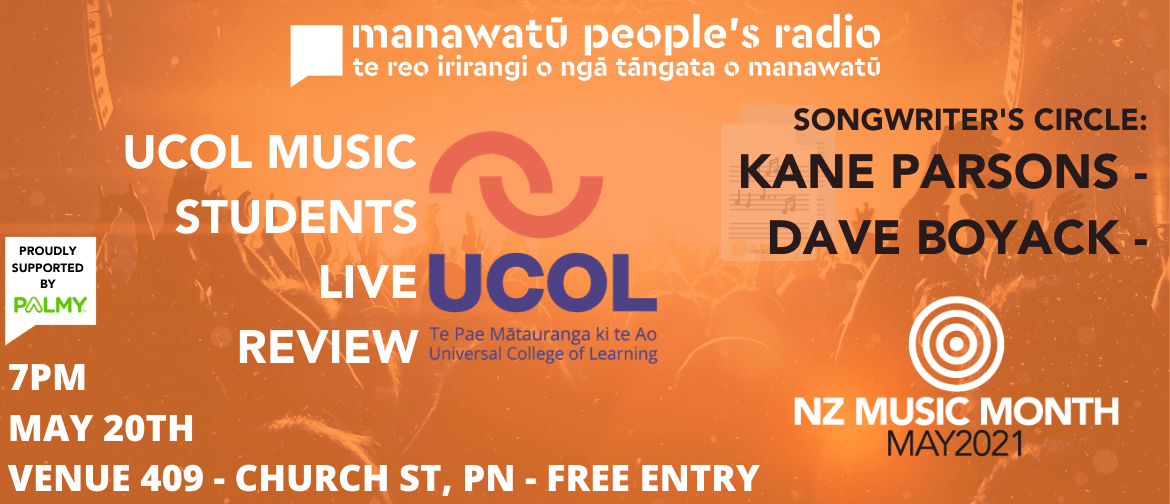 NZMM21 - UCOL Music and The Songwriter's Circle