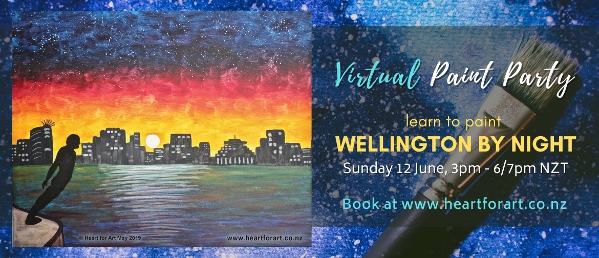 Learn to Paint Wellington by Night - Virtual Painting Class
