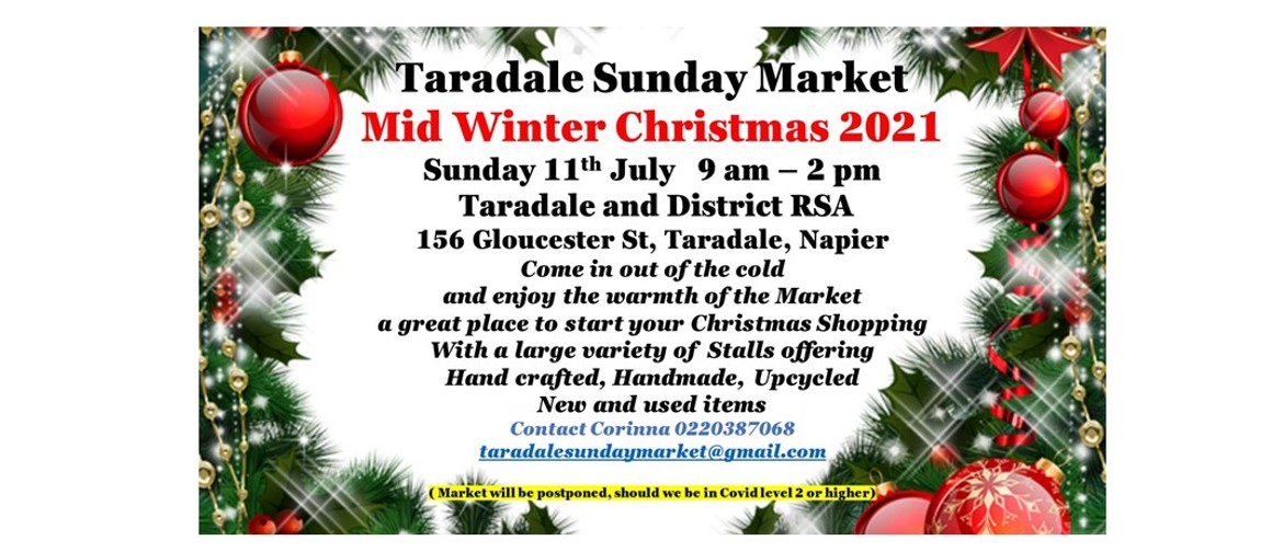 Taradale Sunday Market - Mid Winter Christmas